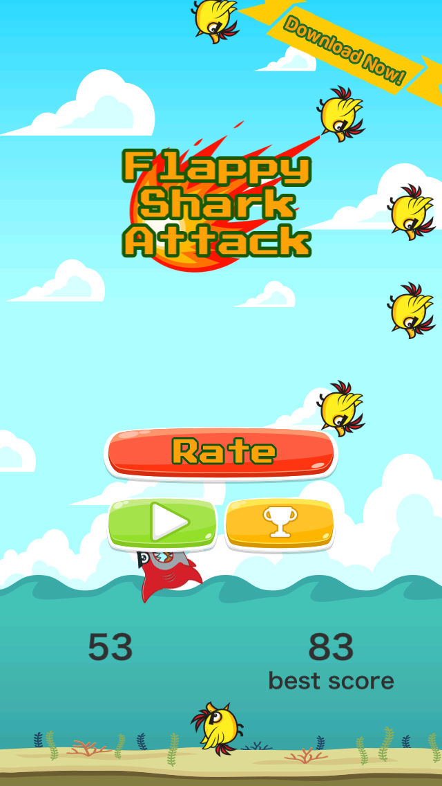 Flappy Shark Attack